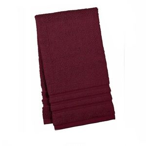 ⭐️5/$25 | Hotel Collection | 2 Luxurious Hand Towels | Deep Cherry Red